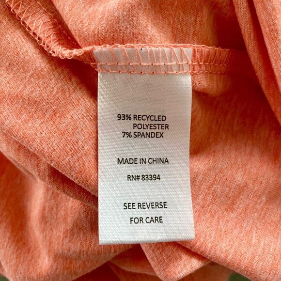 Golf America Long Sleeve Quarter Zip Light Orange Top Men's Large NEW - Picture 8 of 9